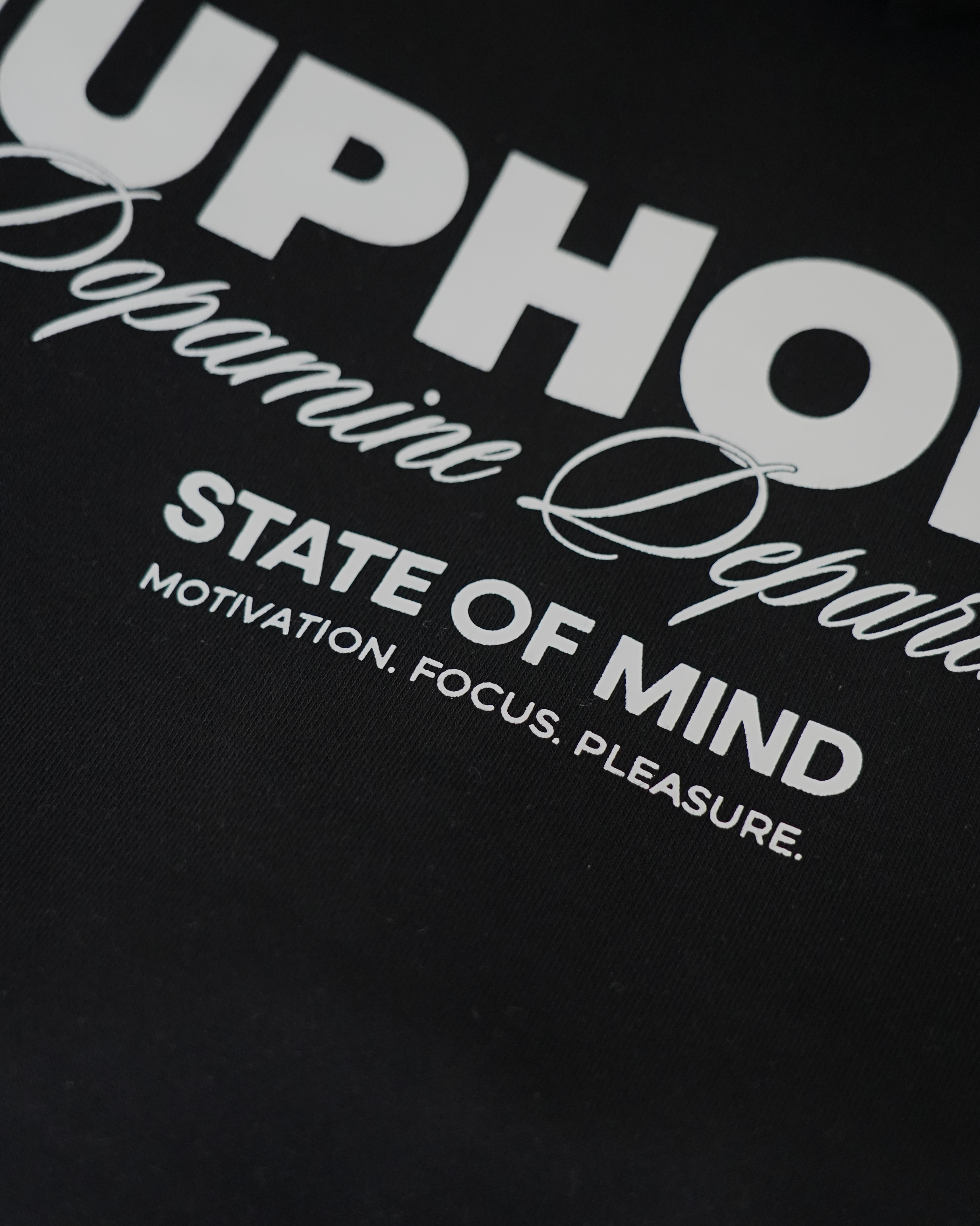 EUPHORIC ESSENTIAL TRACKSUIT SET. Dopamine Department (JET BLACK)