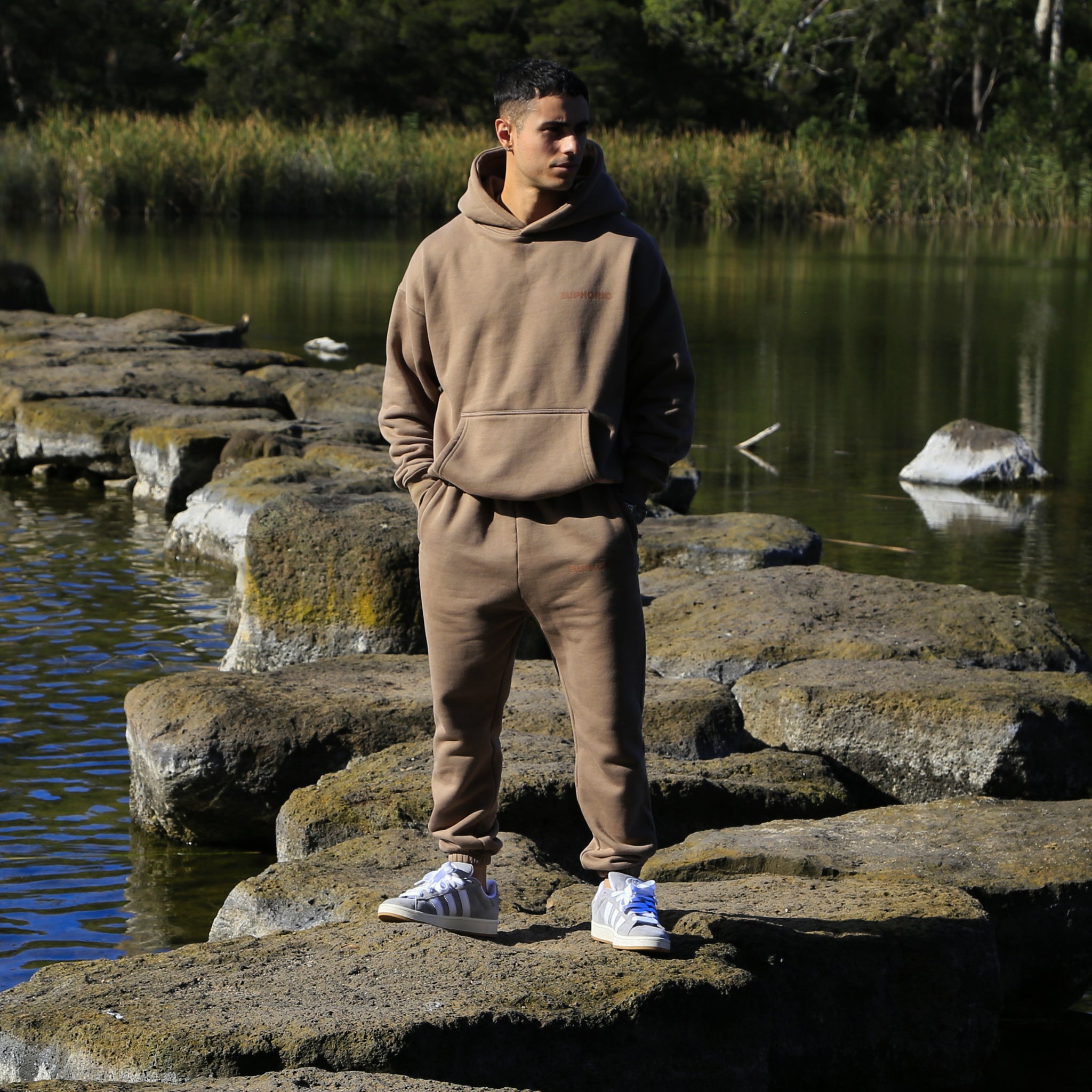 EUPHORIC ESSENTIAL TRACKSUIT SET (MOCHA)