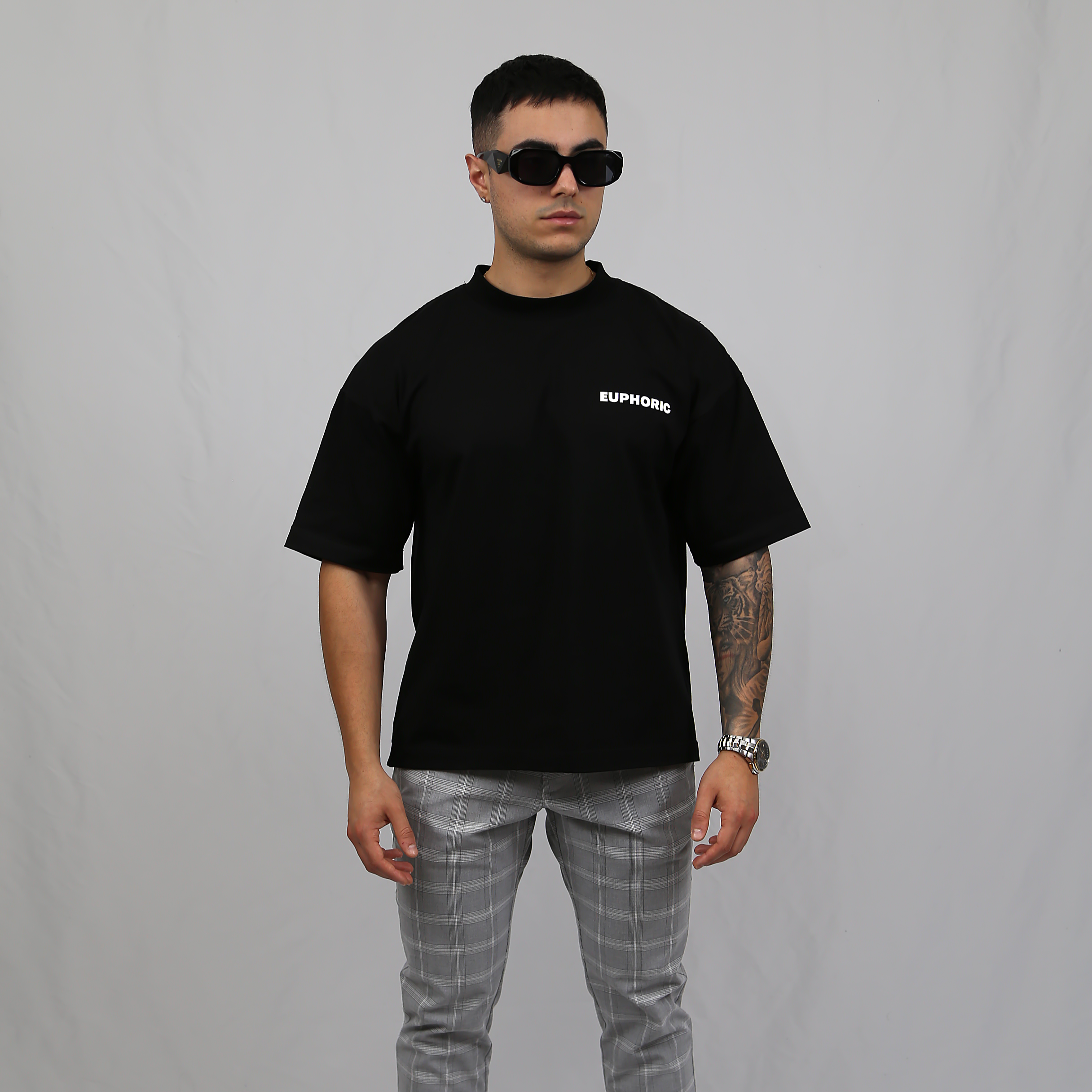 EUPHORIC DOPAMINE DEPARTMENT T-SHIRT (MIDNIGHT BLACK)