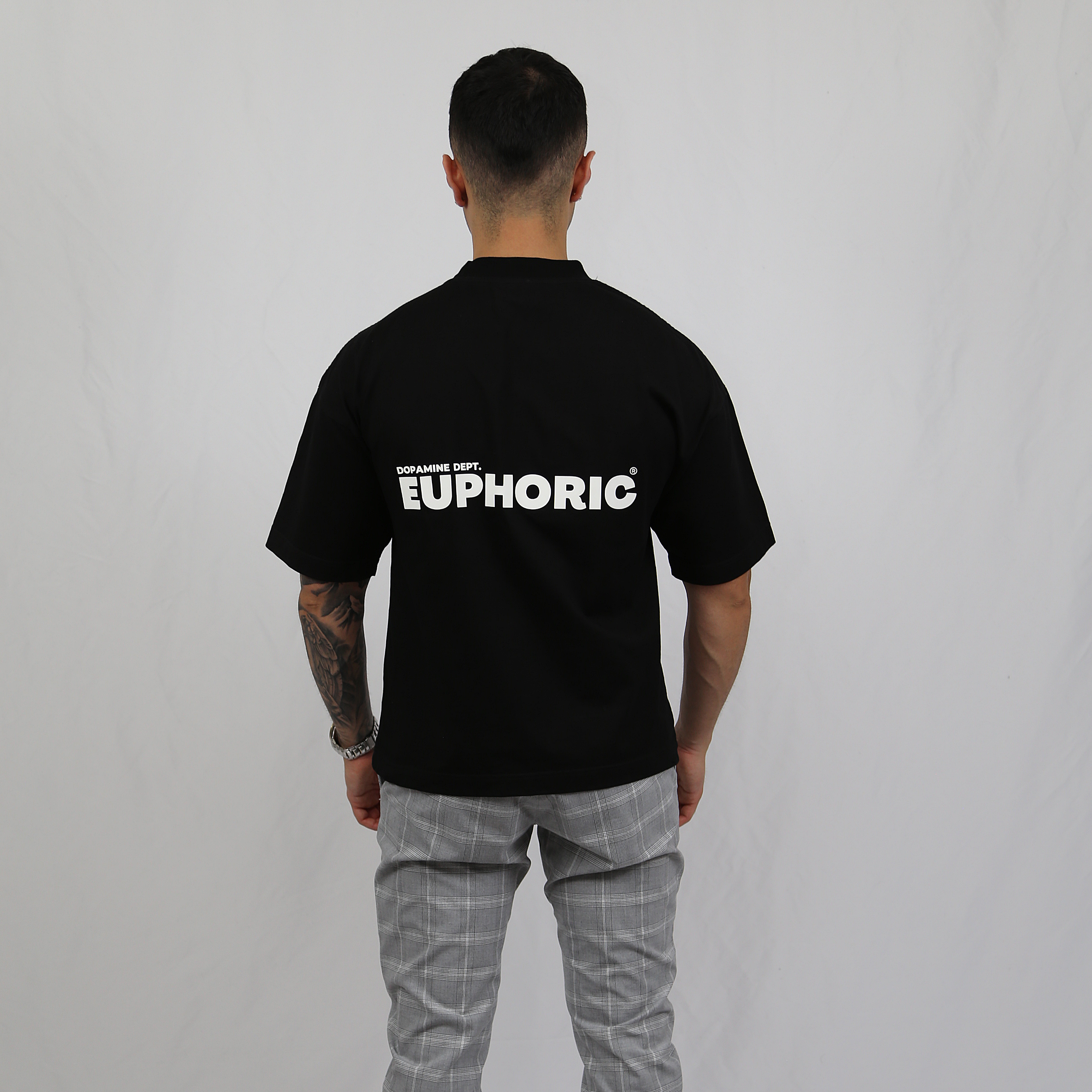 EUPHORIC DOPAMINE DEPARTMENT T-SHIRT (MIDNIGHT BLACK)