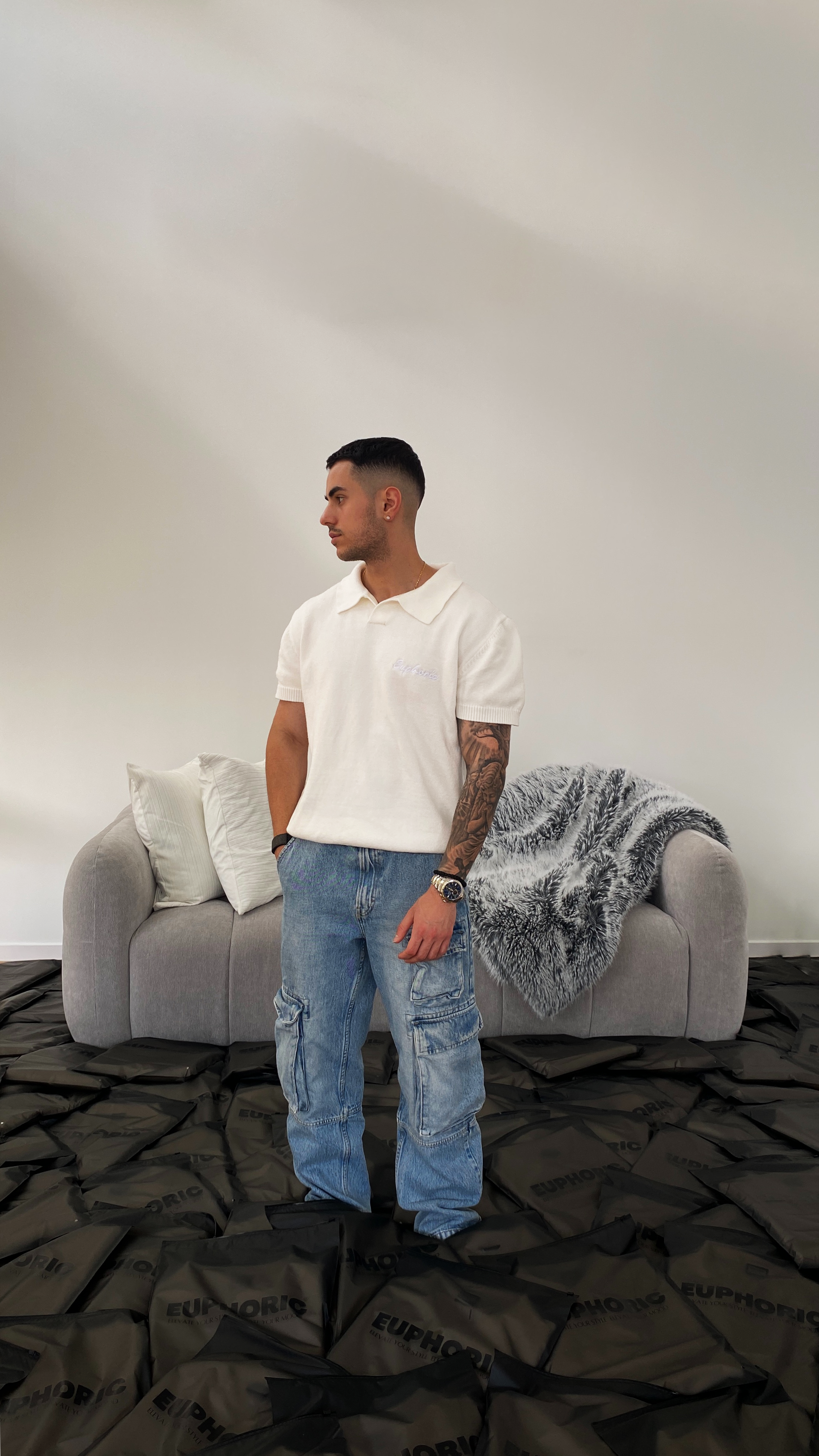 EUPHORIC POLO SHIRT (BRIGHT WHITE)