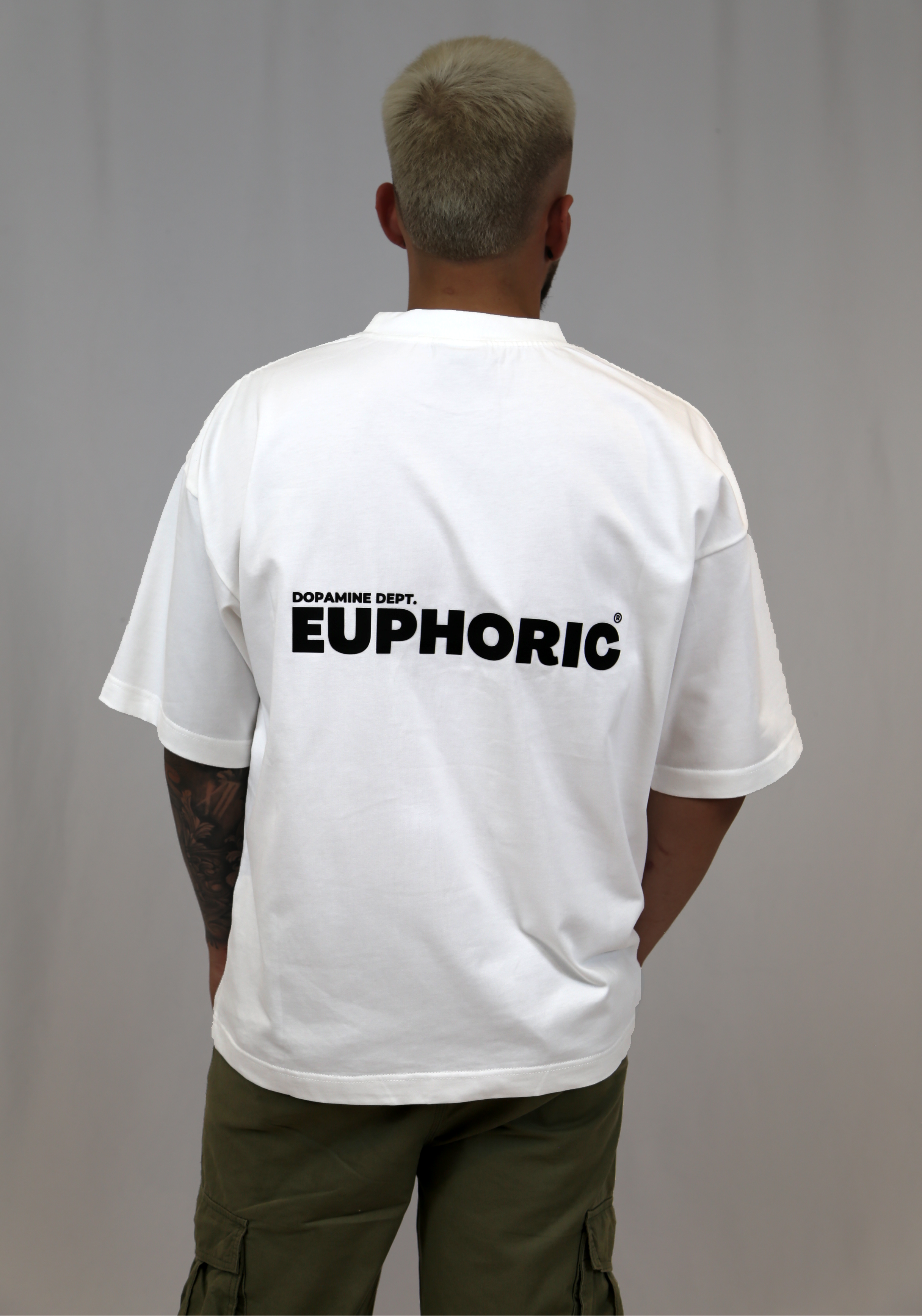 EUPHORIC DOPAMINE DEPARTMENT T-SHIRT (PEARL WHITE)