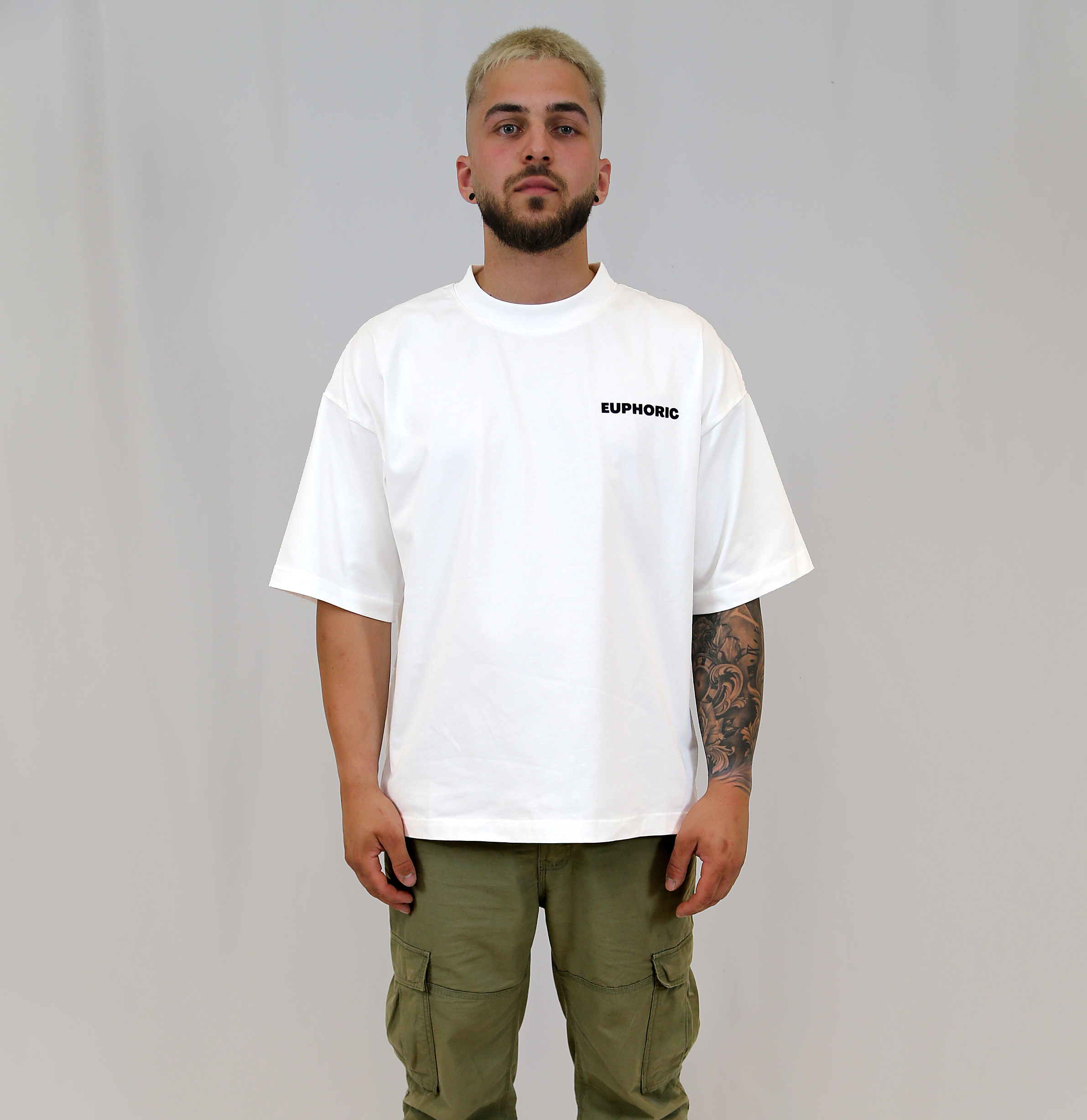 EUPHORIC DOPAMINE DEPARTMENT T-SHIRT (PEARL WHITE)