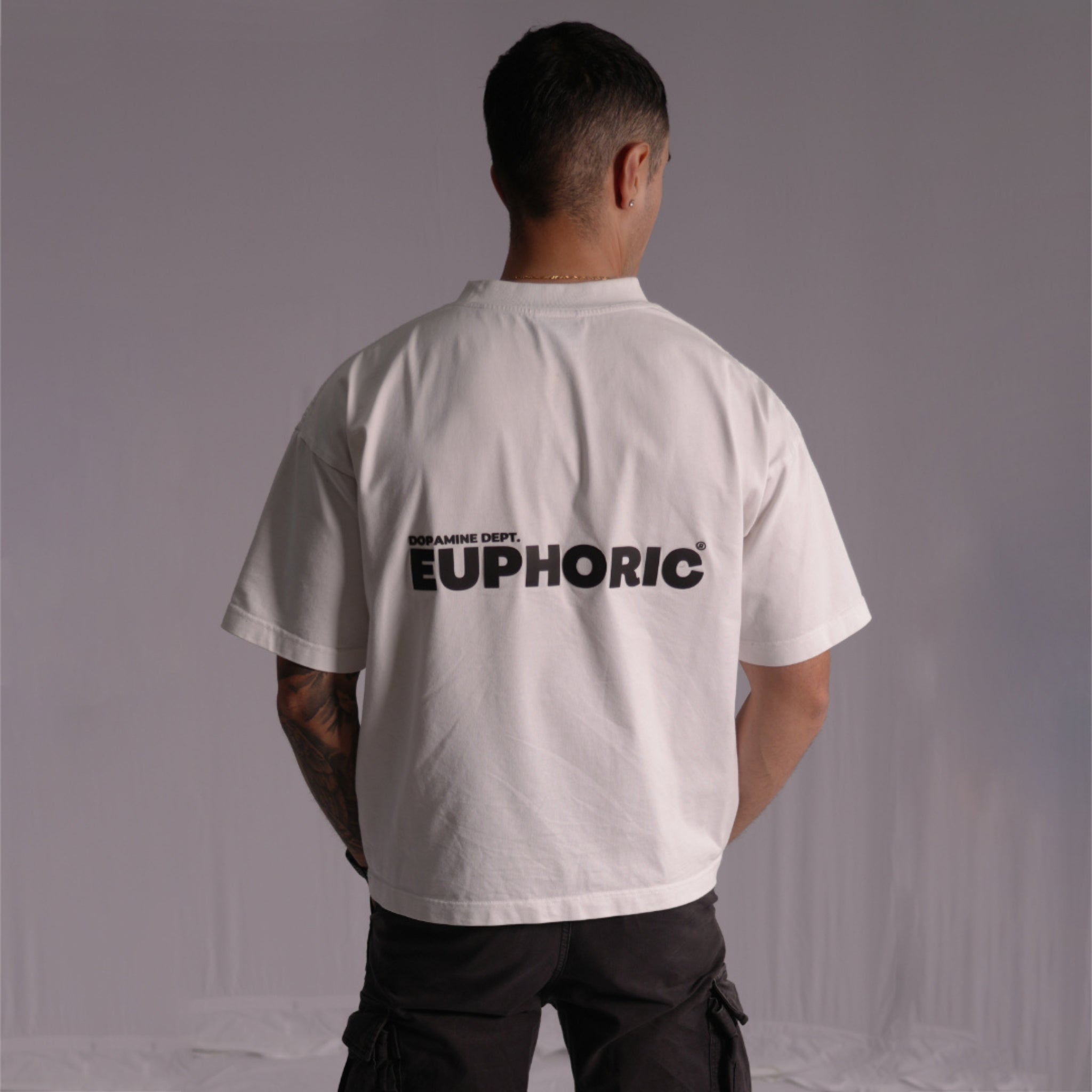 CAMISETA OVERSIZE EUPHORIC (BLANCO PERLA)