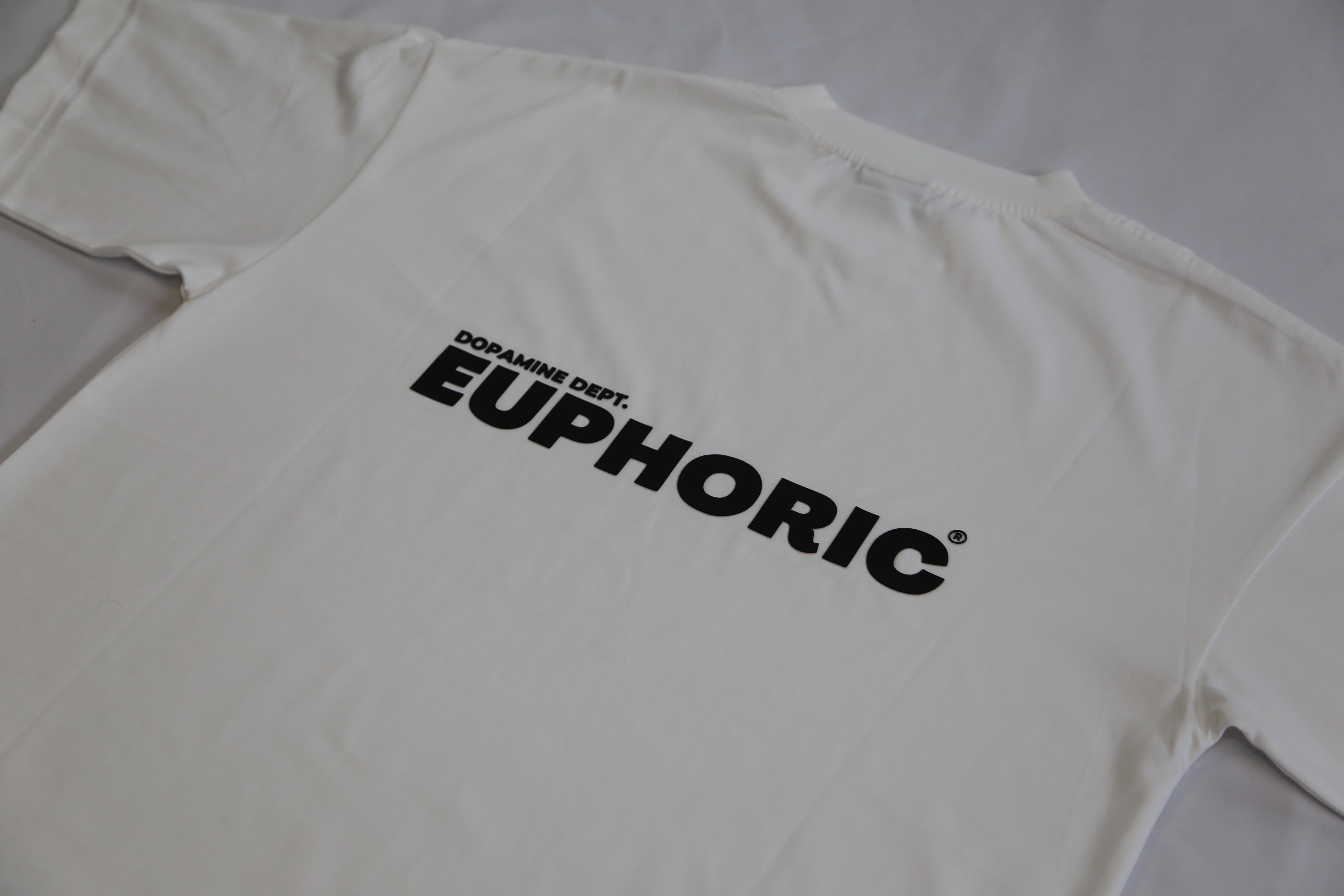 EUPHORIC DOPAMINE DEPARTMENT T-SHIRT (PEARL WHITE)