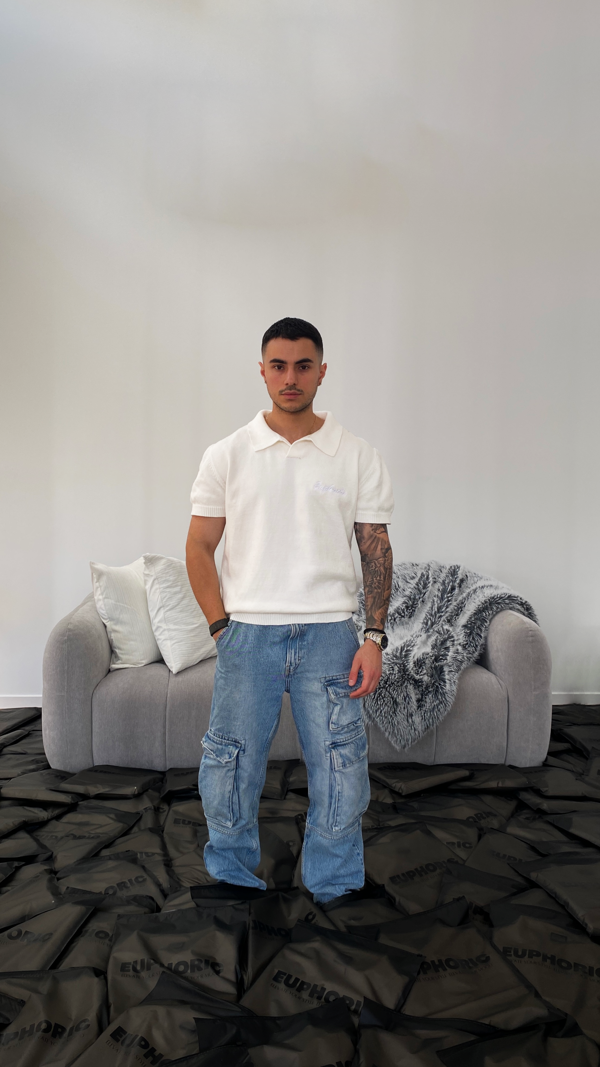 EUPHORIC POLO SHIRT (BRIGHT WHITE)